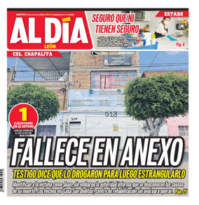 Cover of Periodico Al Dia (Leon)