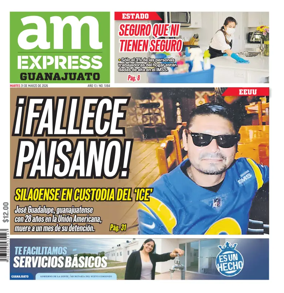 Cover of Periodico AM Express (Guanajuato)