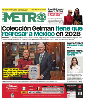 Cover of Publimetro Guadalajara