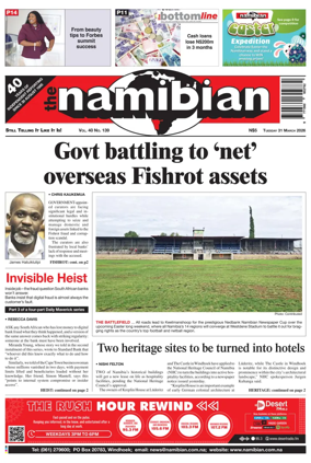 Cover of The Namibian
