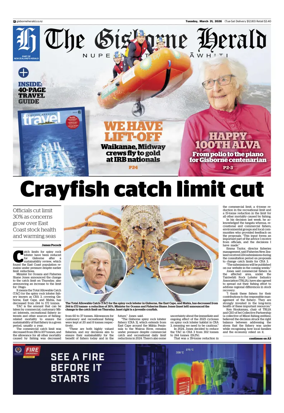 Cover of The Gisborne Herald