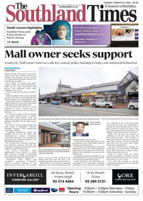 Cover of The Southland Times