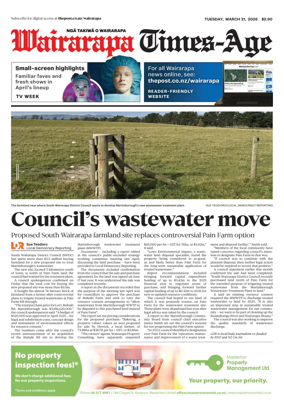 Cover of Wairarapa Times-Age (NZ)