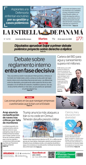 Cover of La Estrella de Panama