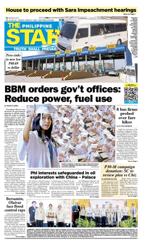 Cover of The Philippine Star
