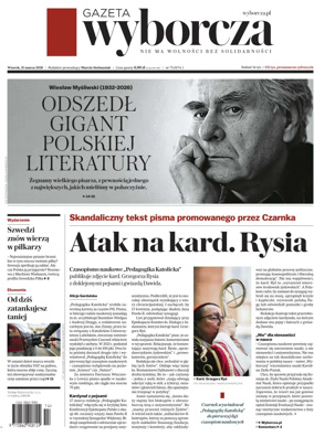 Cover of Gazeta Wyborcza