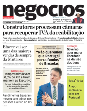 Cover of Jornal de Negocios