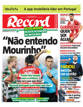 Cover of Record (Portugal)