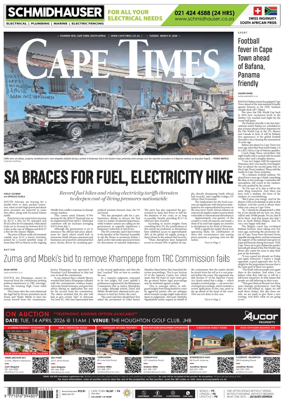 Cover of Cape Times