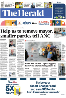Cover of The Herald (South Africa)
