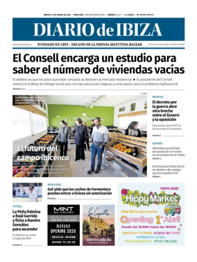 Cover of Diario de Ibiza