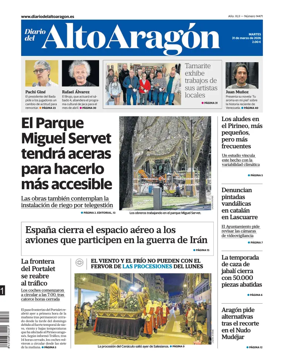 Cover of Diario del Alto Aragon