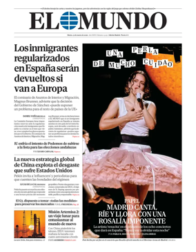 Cover of El Mundo Madrid