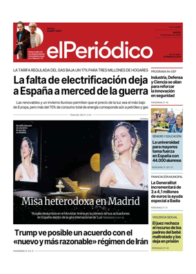 Cover of El Periodico - Castellano