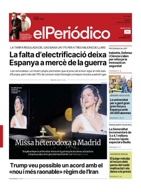 Cover of El Periodico - Catala
