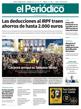 Cover of El Periodico Extremadura