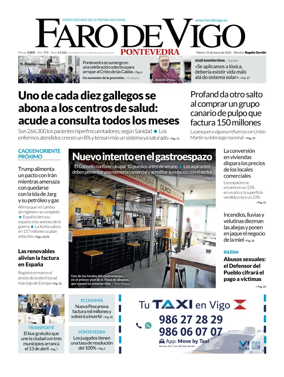 Cover of Faro de Vigo (Pontevedra)