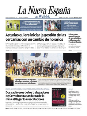 Cover of La Nueva Espana (Aviles)