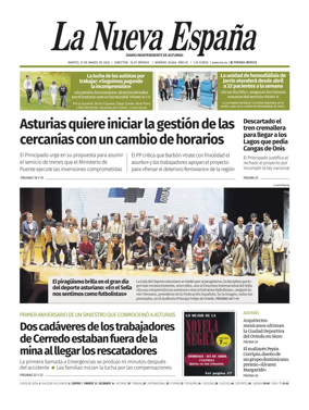 Cover of La Nueva Espana (Oriente)
