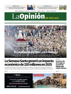 Cover of La Opinion de Malaga
