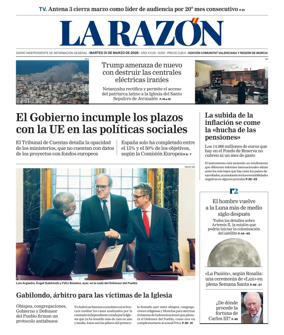 Cover of La Razon (Levante)