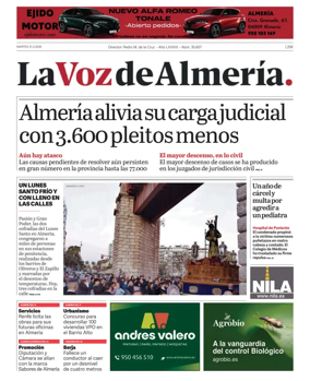 Cover of La Voz de Almeria
