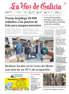 Cover of La Voz de Galicia (Carballo)