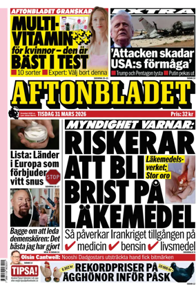 Cover of Aftonbladet