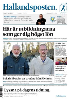 Cover of Hallandsposten