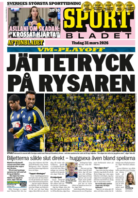 Cover of Sportbladet