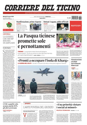 Cover of Corriere del Ticino