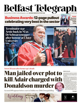 Cover of Belfast Telegraph