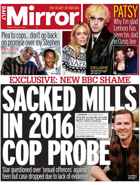 Cover of Daily Mirror