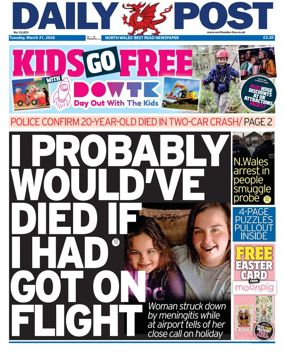 Cover of Daily Post (North Wales)