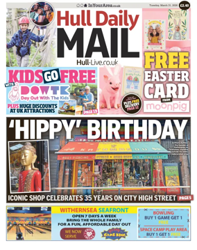 Cover of Hull Daily Mail