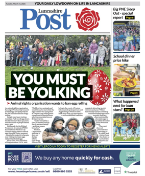 Cover of Lancashire Evening Post