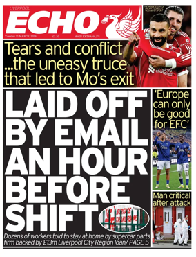 Cover of Liverpool Echo