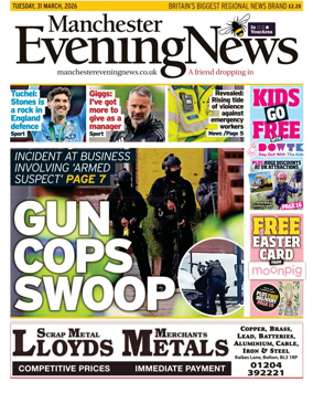 Cover of Manchester Evening News