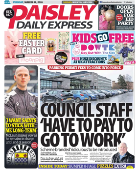 Cover of Paisley Daily Express