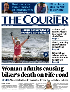 Cover of The Courier & Advertiser (Fife Edition)