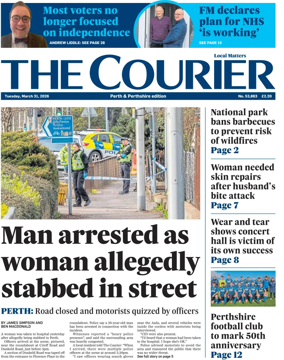 Cover of The Courier & Advertiser (Perth and Perthshire Edition)