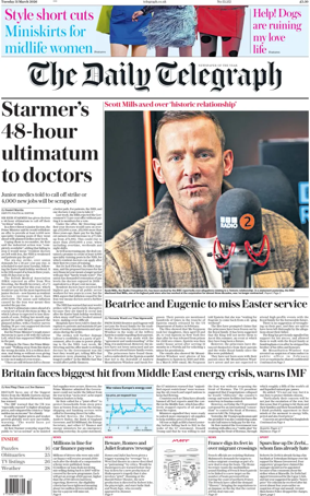 Cover of The Daily Telegraph