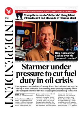Cover of The Independent