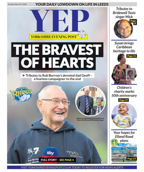 Cover of Yorkshire Evening Post
