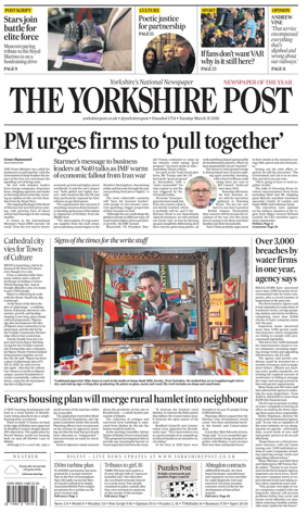 Cover of Yorkshire Post