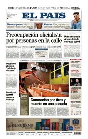 Cover of El Pais (Uruguay)