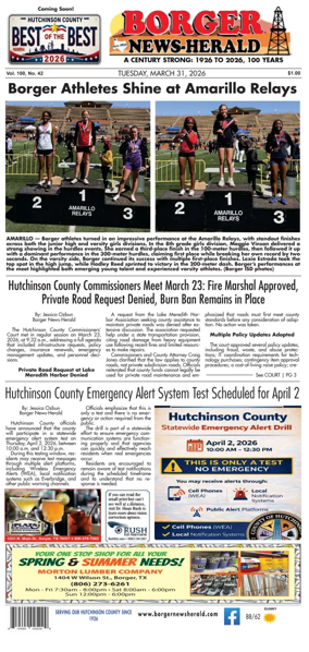 Cover of Borger News-Herald