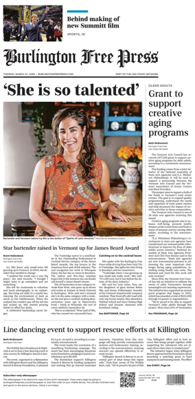 Cover of Burlington Free Press