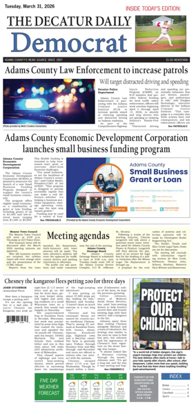 Cover of The Decatur Daily Democrat