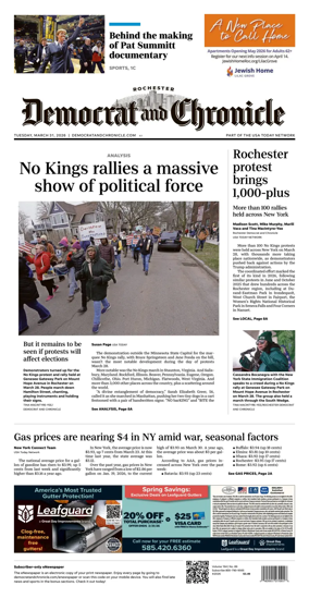 Cover of Democrat and Chronicle